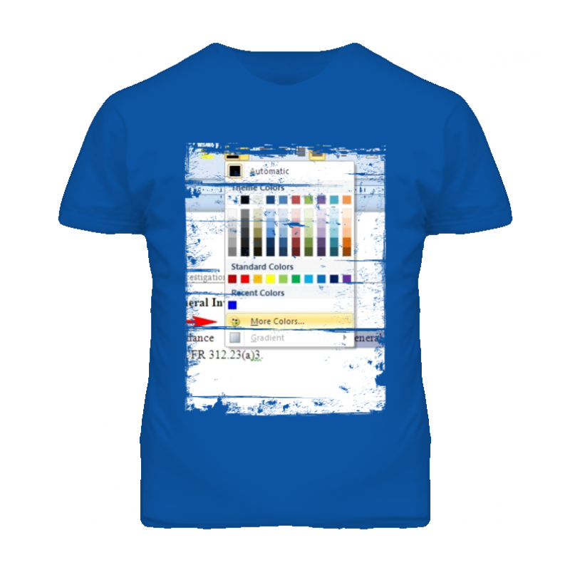 Shirt with Words in Different Colors Shirt with Words in Different Colors