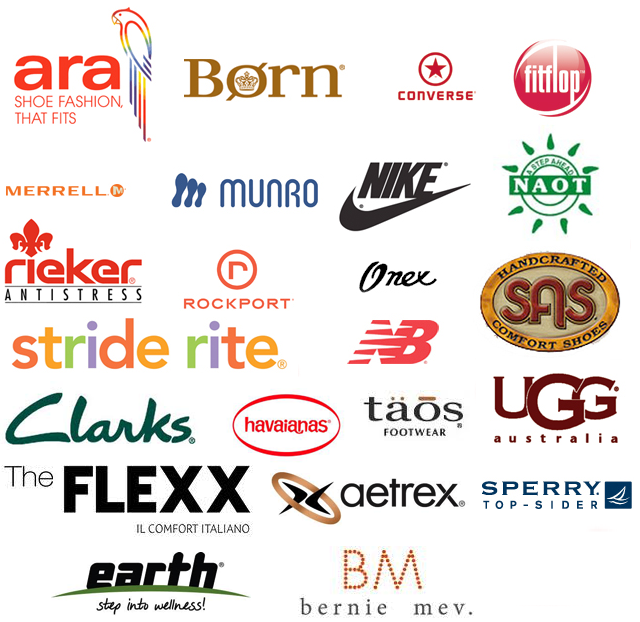 Shoe Brand Logos and Names