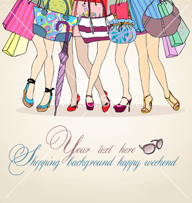 Shopping Vector Backgrounds Free