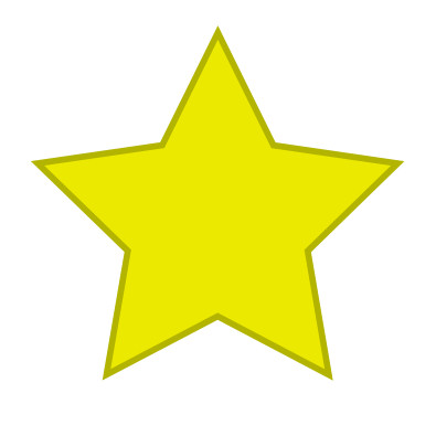 Simple Yellow Star