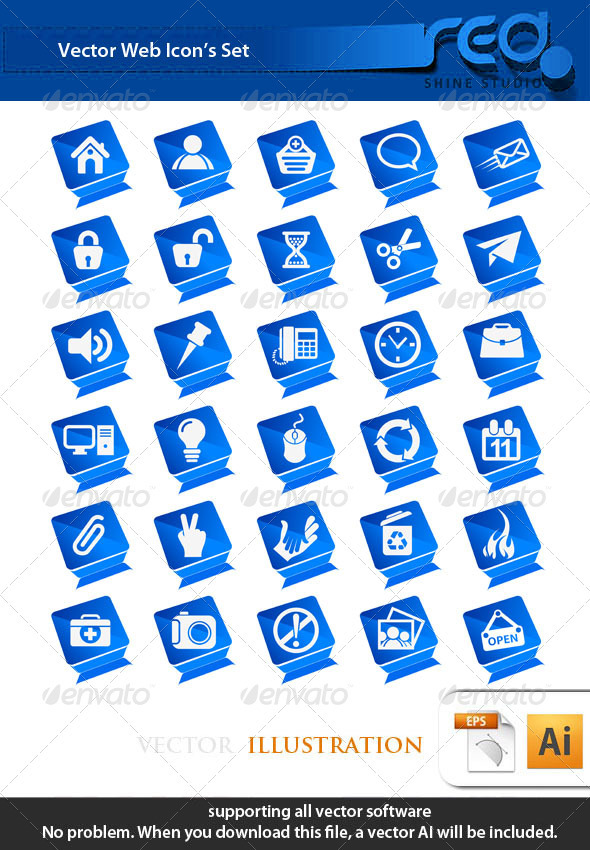 Social Media Web Icons