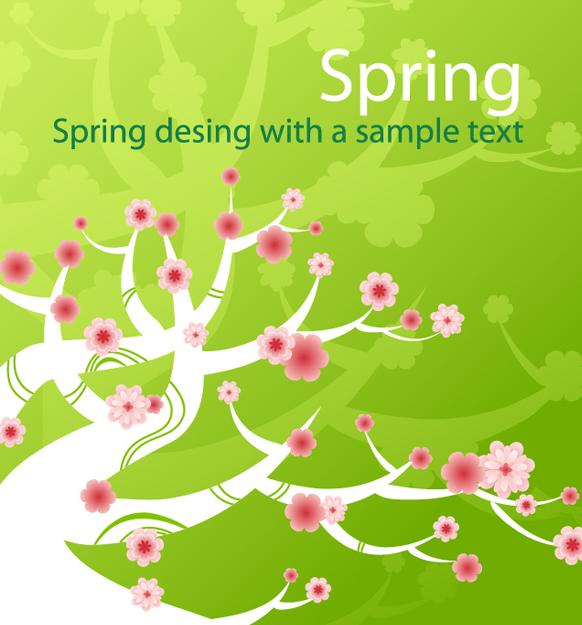 Spring Flowers Vector