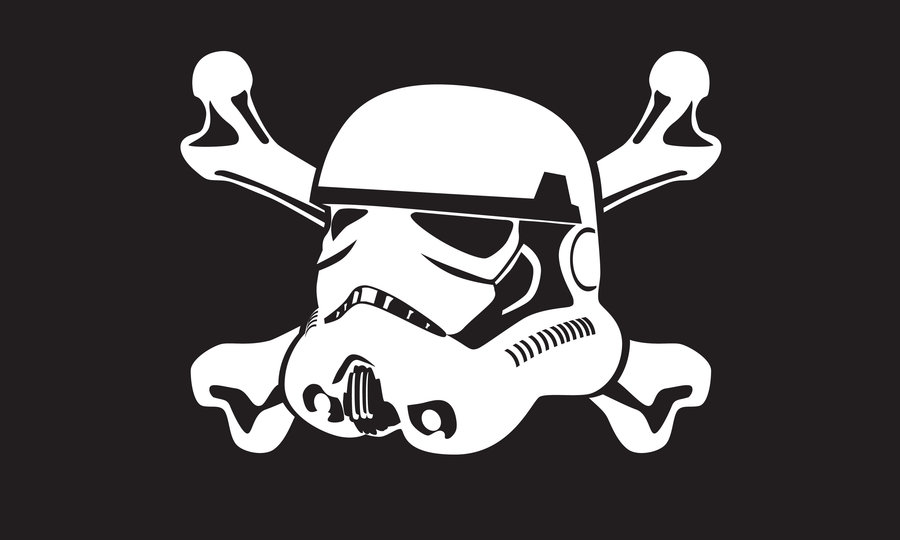 Stormtrooper Jolly Roger Flag