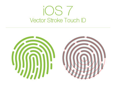Touch ID Icon Vector