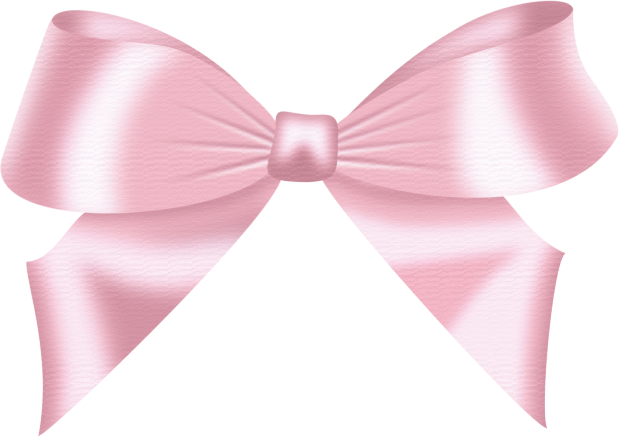 Transparent Pink Bow Clip Art