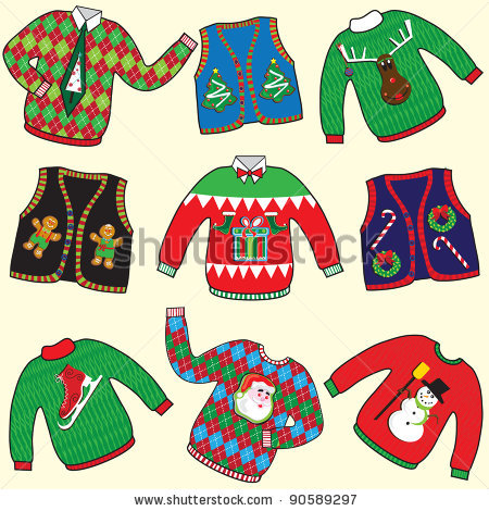 Ugly Christmas Sweater Clip Art