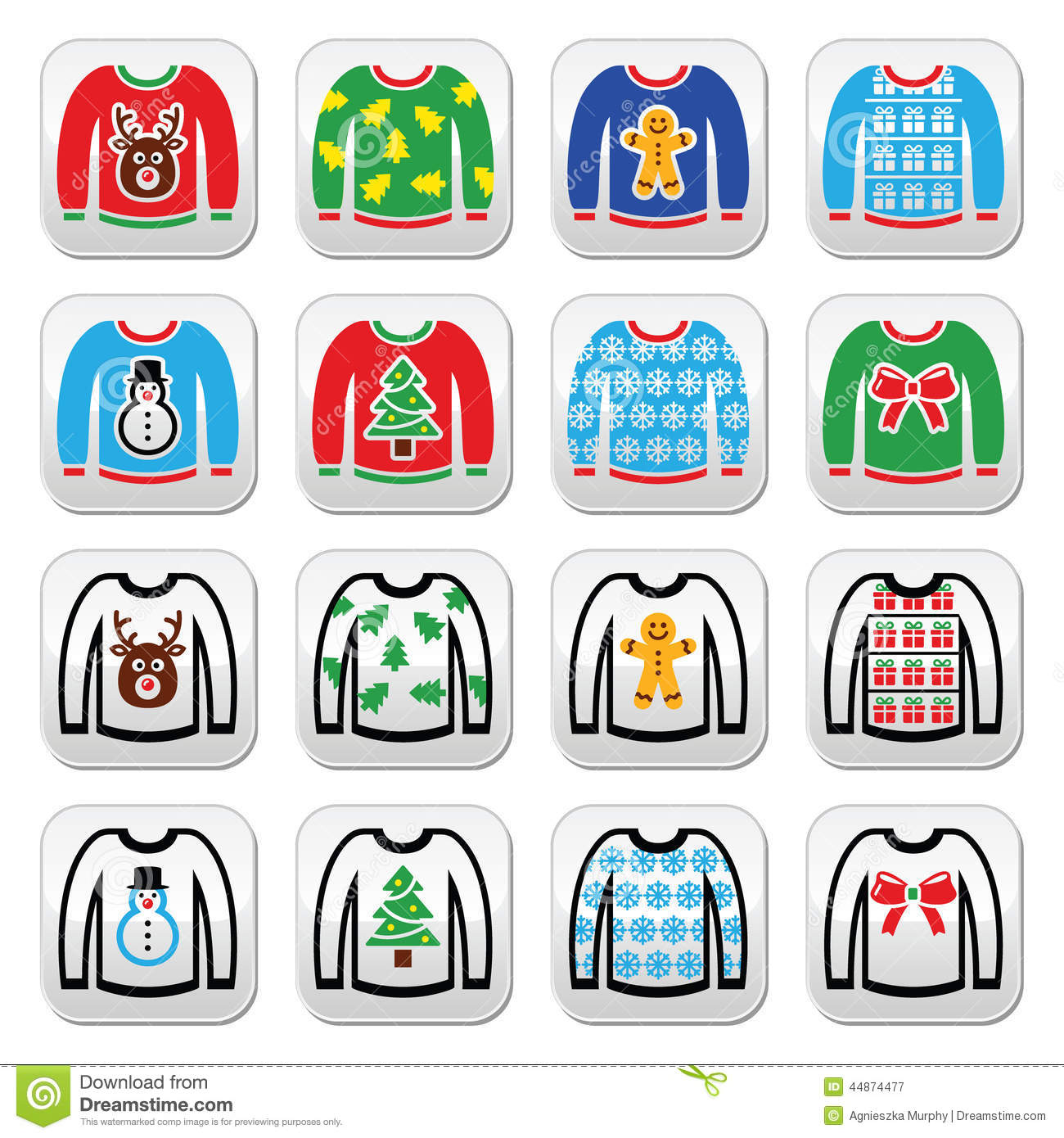 Ugly Christmas Sweater Clip Art