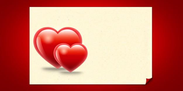 10 Red Heart PSD Template Images