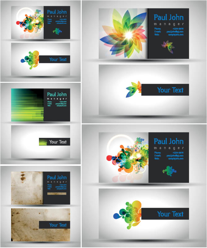 Vector Abstract Business Card