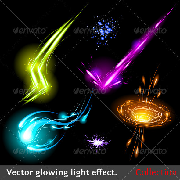 Vector Glowing Light Effect