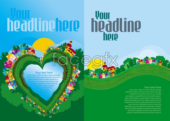 6 Spring Vector Text Images