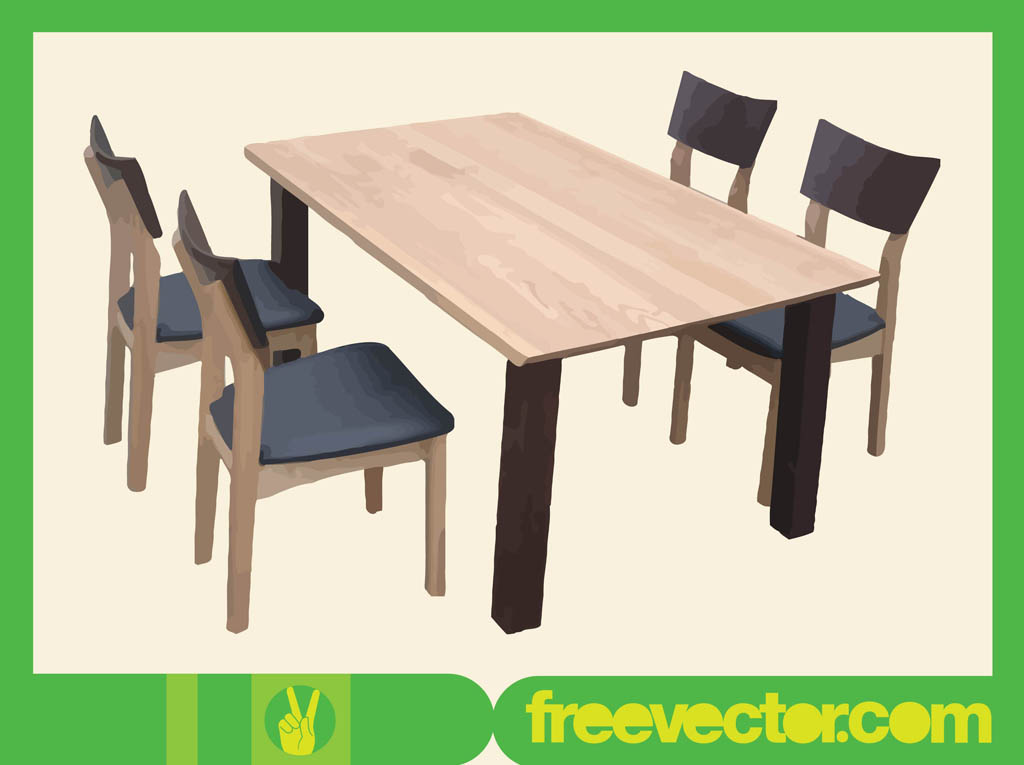 Vector Table and Chairs
