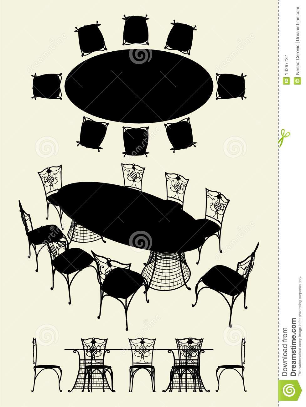 Vector Table and Chairs