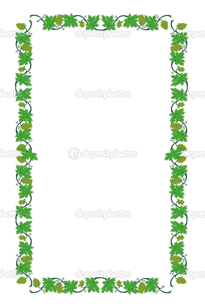 Vine Frame Illustration