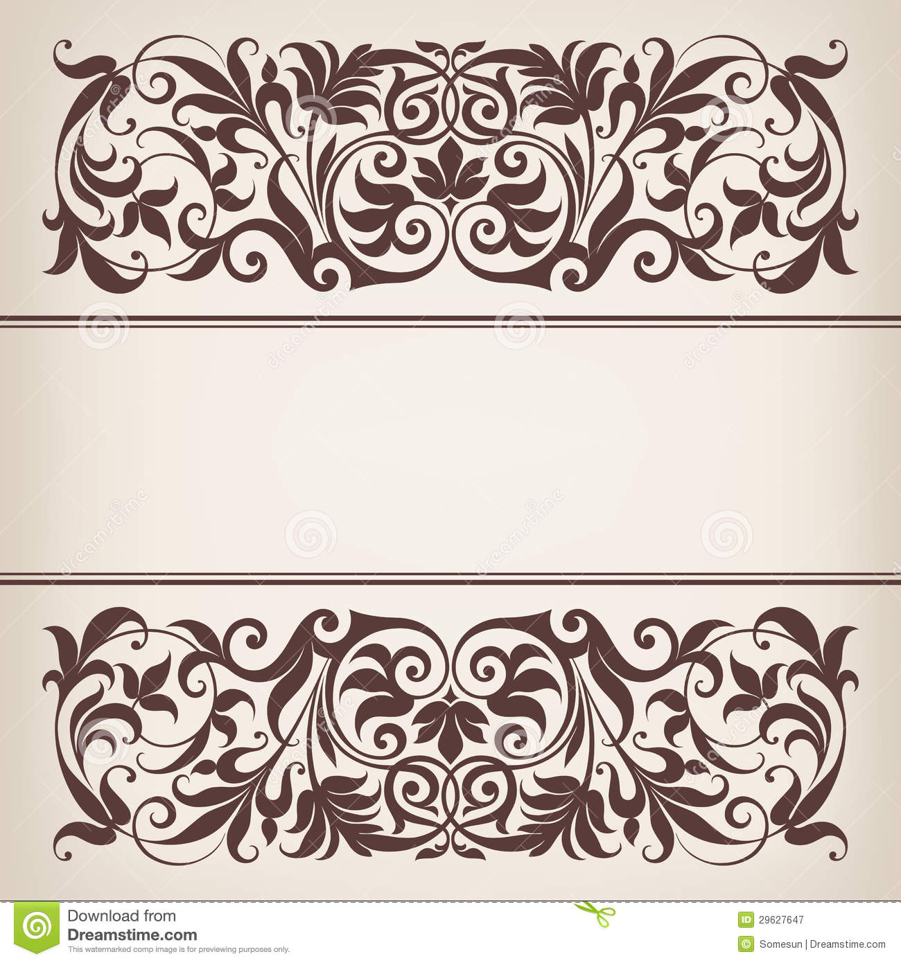 Vintage Borders and Frames Vectors