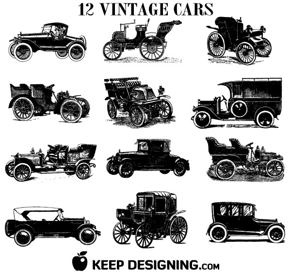 Vintage Car Vector