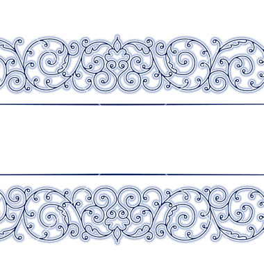 Vintage Lace Border Clip Art