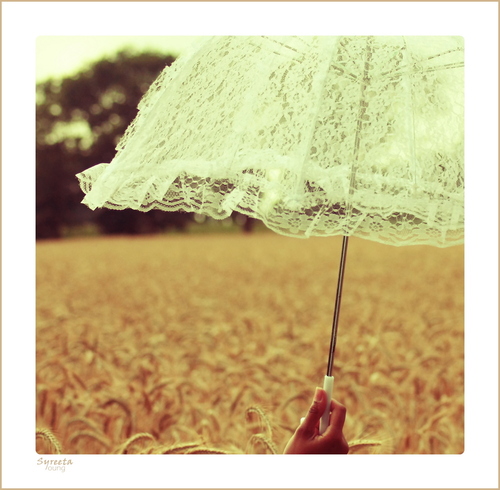 Vintage Summer Photography Umbrella