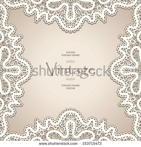 Vintage Vector Lace Background