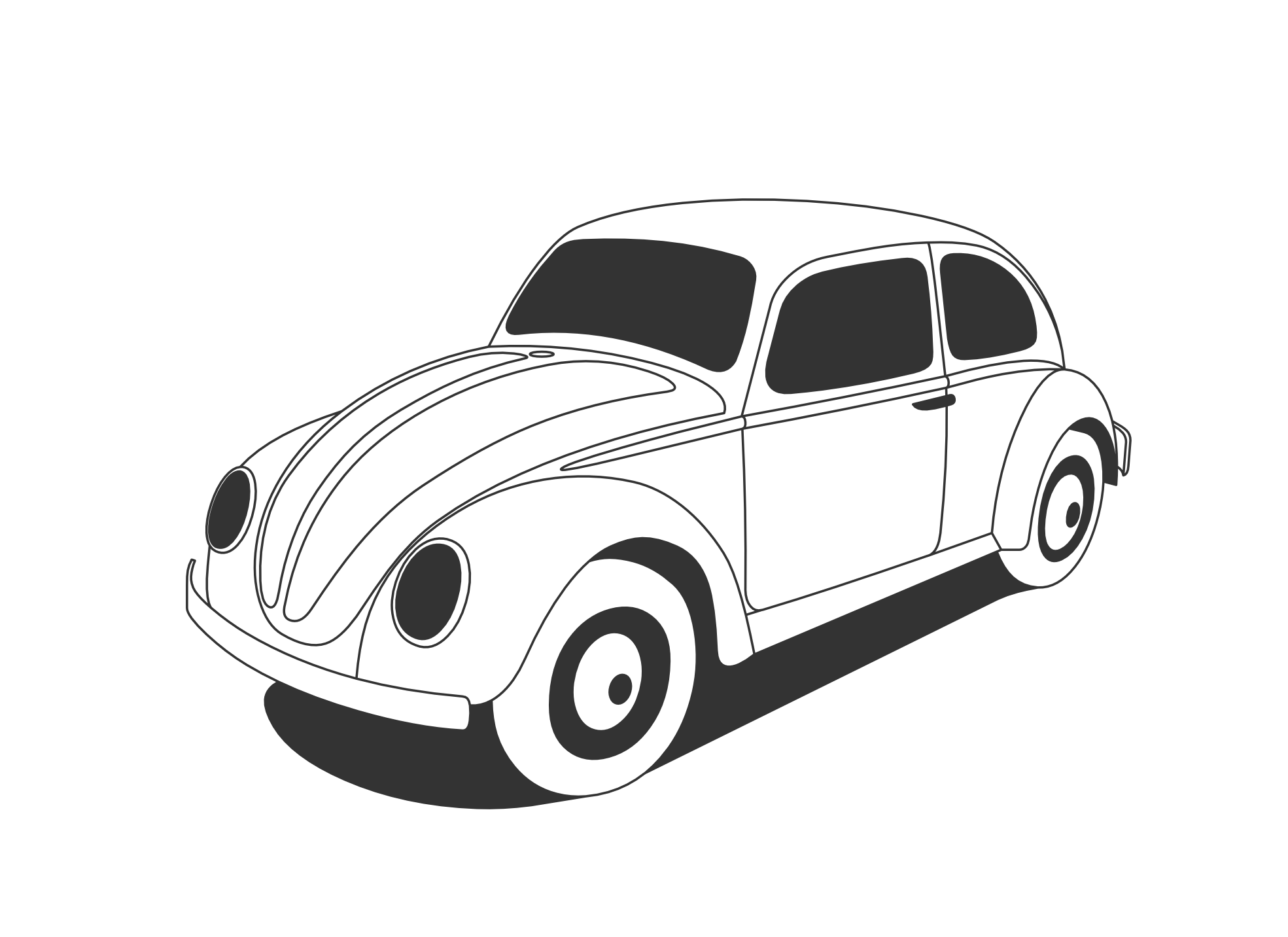 VW Beetle Clip Art