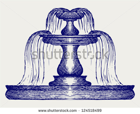 Water Fountain Vector