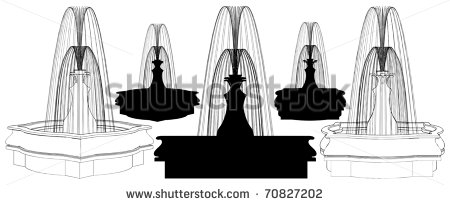 Water Fountain Vector