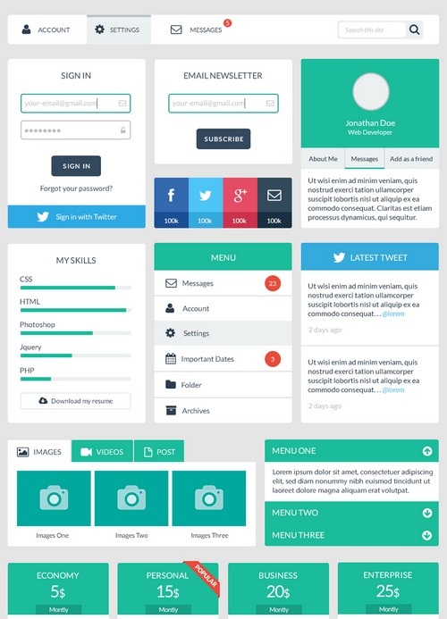 Web Application User Interface Design