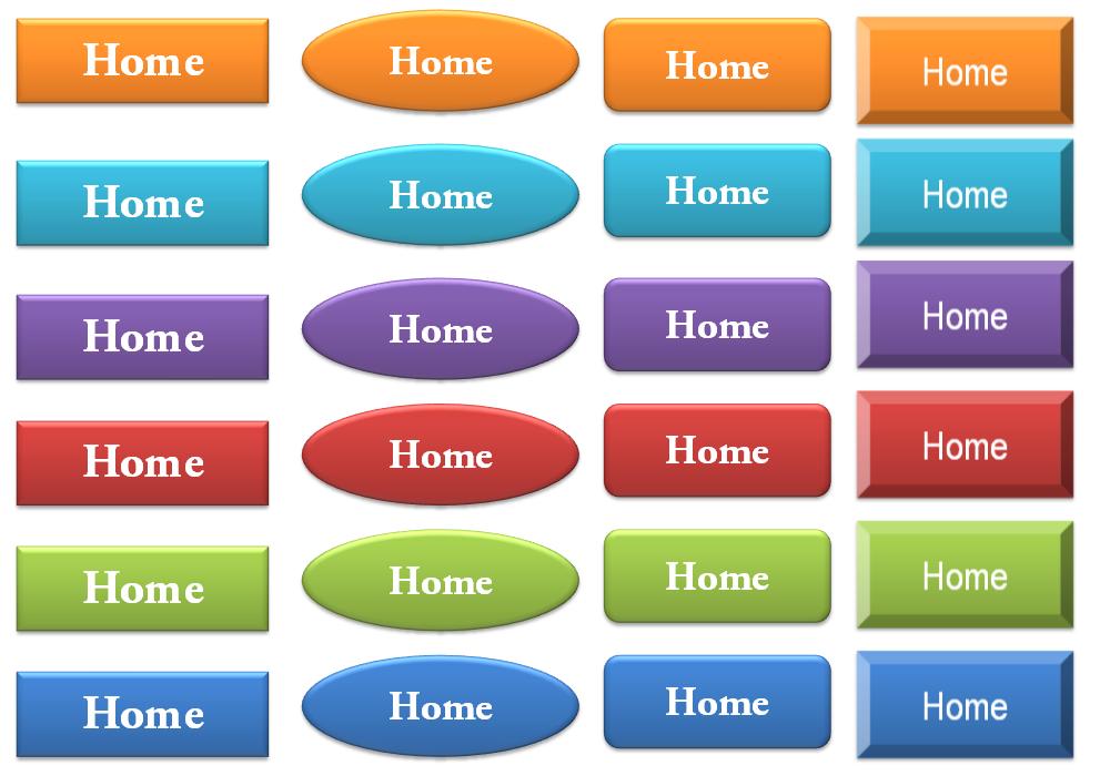 Website Navigation Bar Button