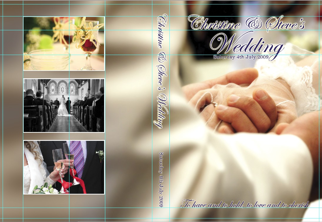 Wedding DVD Cover Template Photoshop