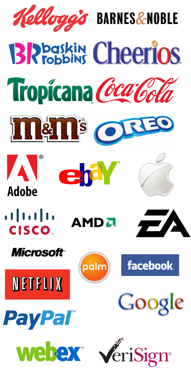 Well Known Company Logos