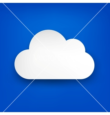 White Cloud Vector