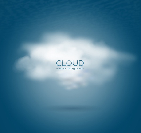 White Cloud Vector