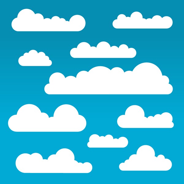 White Cloud Vector