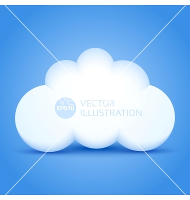 White Cloud Vector