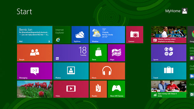 Windows 8 Show Desktop Icon