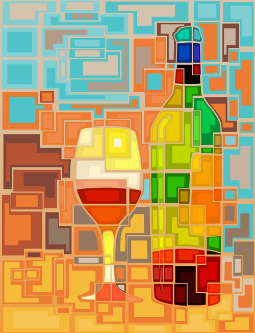 Wine Bottle Vector Art