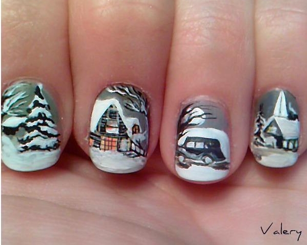Winter Nail Art Winter Nail Art