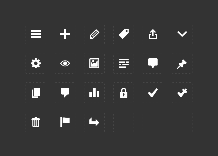 19 Mobile App Menu Icons Images