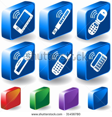 3D Mobile Device Icon