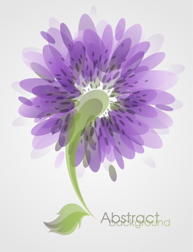 Abstract Flower Vector Art