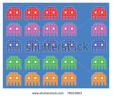 Arcade Machine Texture Pattern