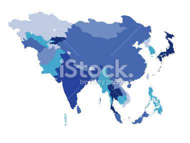 Asia Vector Map