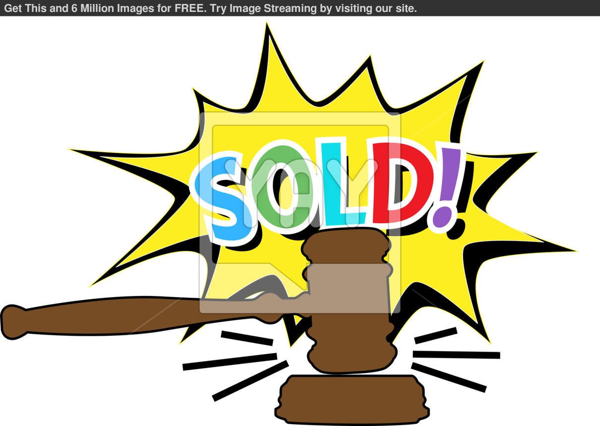 Auction Cartoon Gavel