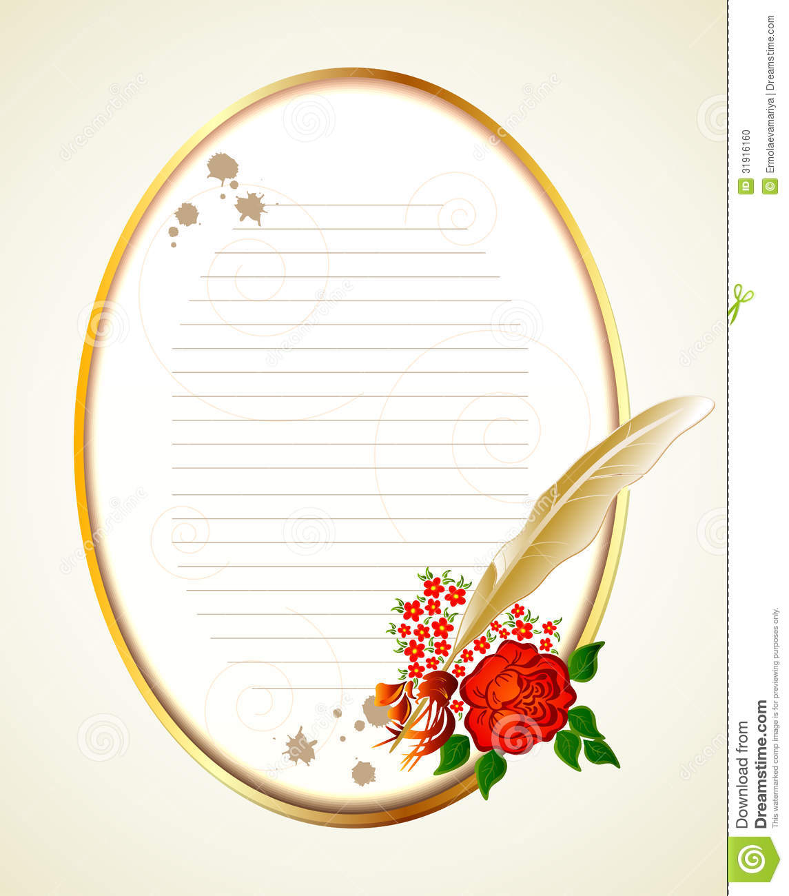 Background Images with Roses and Feathers