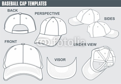 Baseball Cap Pattern Template