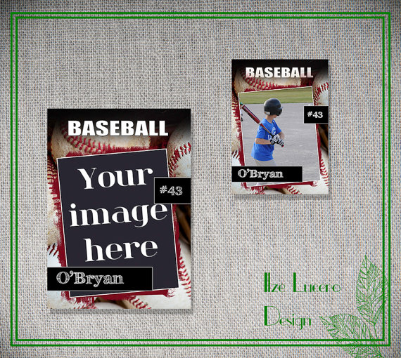 Baseball Trading Card Template