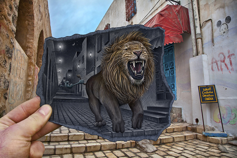 Ben Heine Pencil vs Camera By