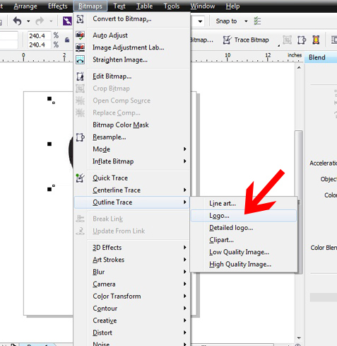 Bitmap to Vector CorelDRAW