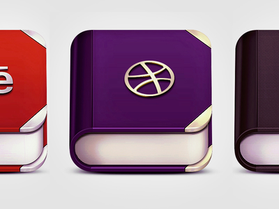 Book App Icon PSD