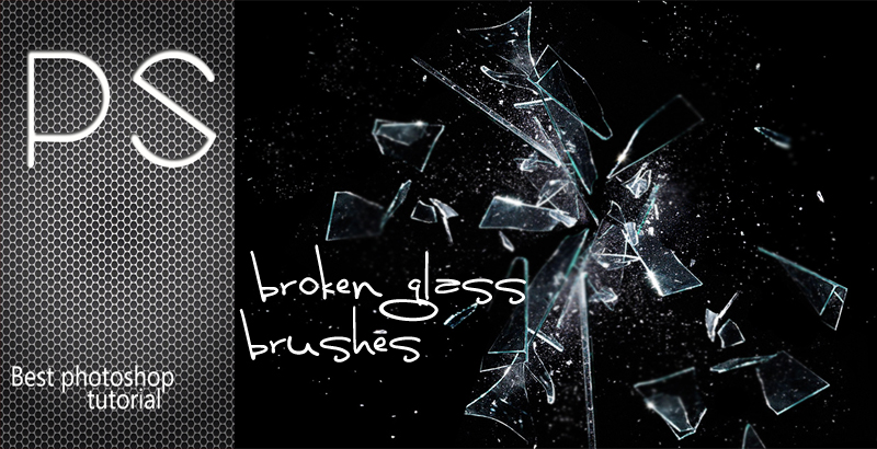 14 Shattered Glass Effect Photoshop Images